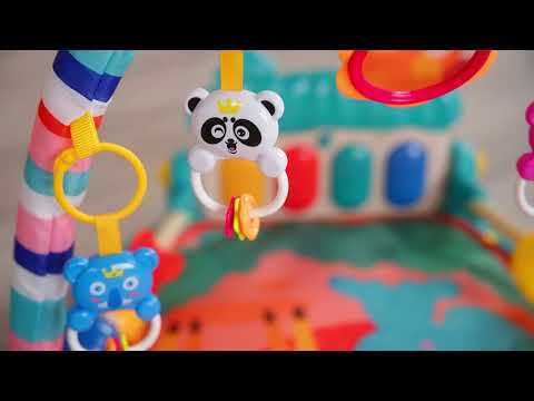 Gimnastică activă - Covorașul Zoo Turcoaz Caretero Toyz