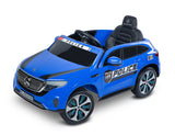 Battery-operated Car Mercedes Benz Eqc Police Blue Caretero Toyz