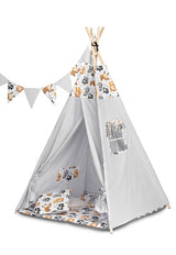 Палатка Tipi Raccоns Grey Caretero Toyz