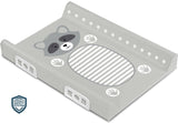 Saltea de infasat cu sistem de siguranta Animale Raccoon Gri 70cm Sensillo 