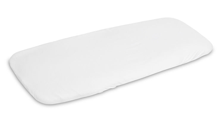 Cearşaf Pătuţ din Bambus Alb 90x40cm 