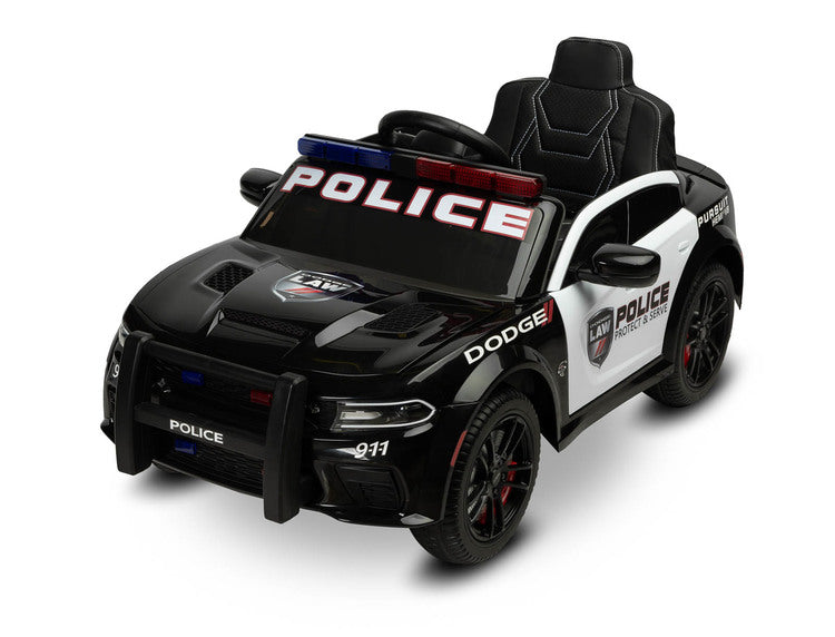 Mașină cu baterie Dodge Charger Police Black Caretero Toyz