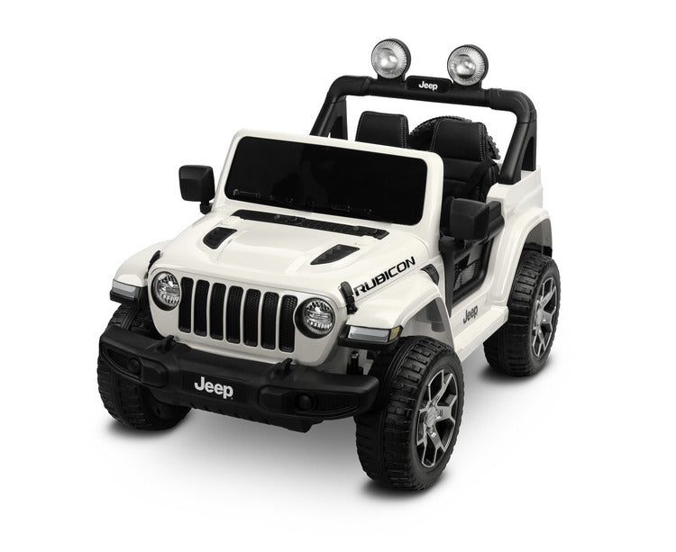 Офроуд Акумулаторен Автомобил Jeep Rubicоn Бял Caretero Toyz