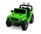 Autoturism cu baterie off-road Jeep Rubicon Green Caretero Toyz