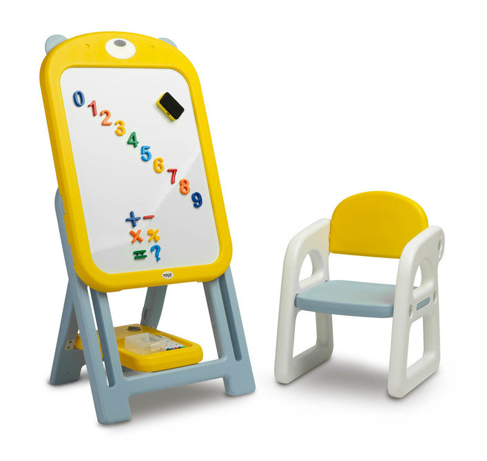 Planșă educațională de desen cu scaun Ted Yellow Caretero Toyz