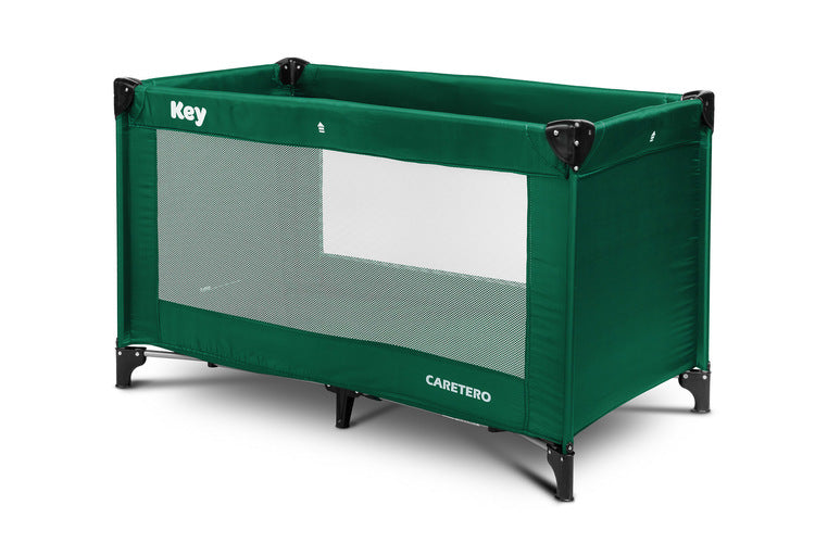 Сгъваема кошара за пътуване Key Dark Green Caretero
