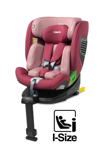 Столче За Кола Kamptos i-Size IsoFix 0-36Кг Dirty Pink Caretero