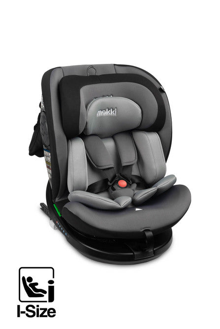 Scaun auto Mokki i-Size IsoFix 0-36kg Gri Caretero 