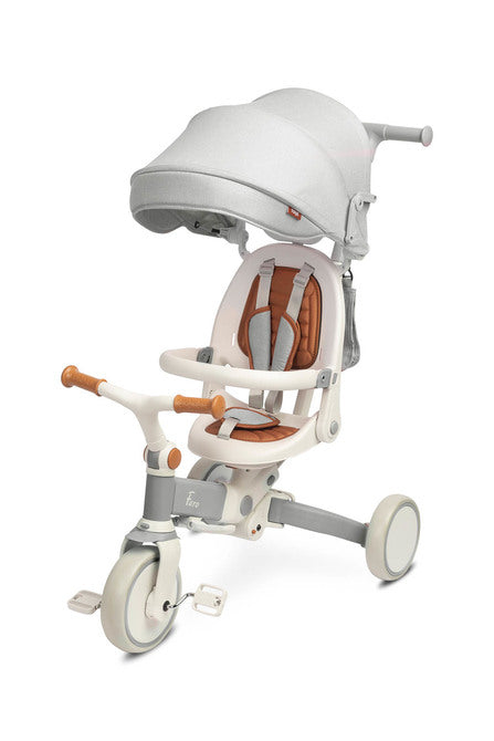 Tricicletă și bicicletă echilibrată 2 în 1 Faro Grey Caretero Toyz 