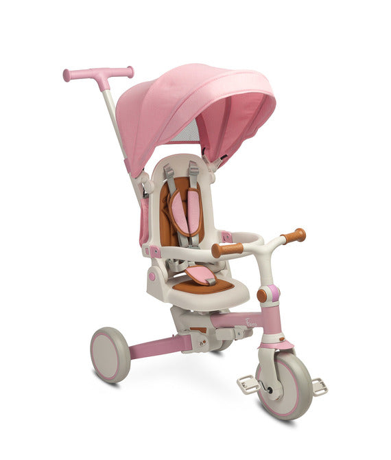 Триколка и баланиращо колело 2в1 Faro Pink Caretero Toyz