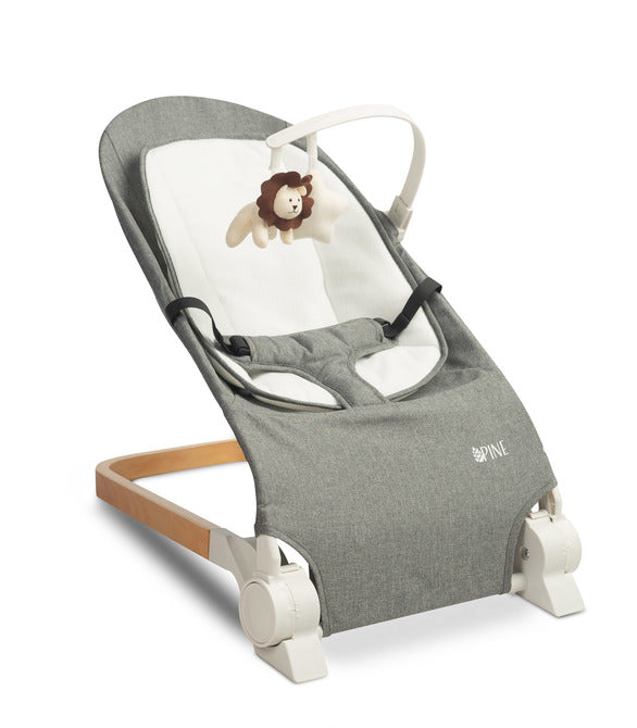 Шезлонг Bouncer Pine Grey Caretero