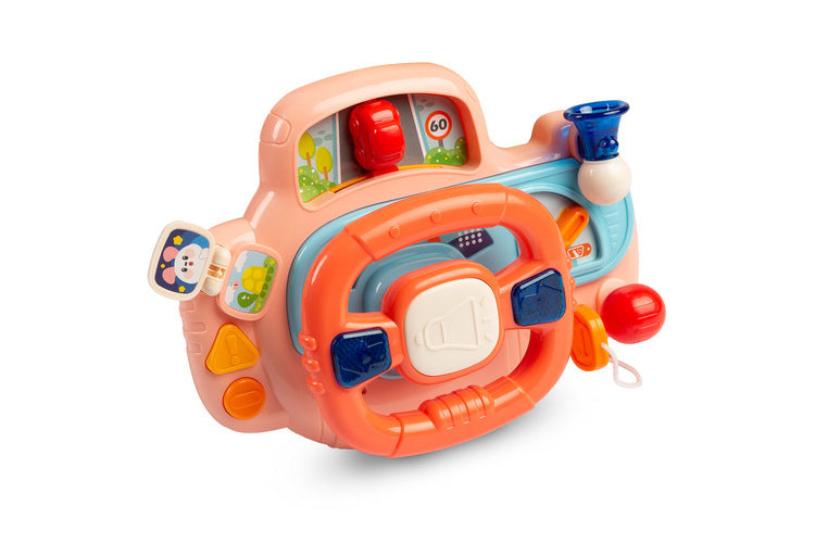 Educational Toy Racing Steering Wheel Pink Caretero Toyz