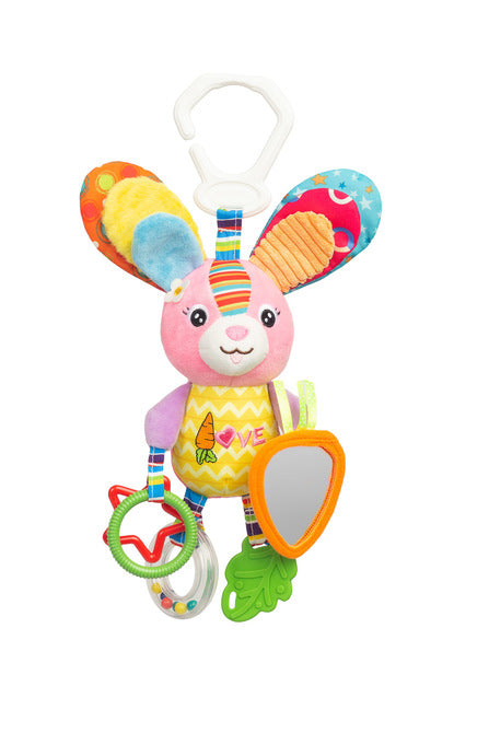 Jucărie cărucior Sensillo Iepuraș Colorat 
