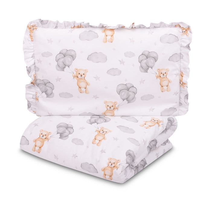 Спален Комплект 2 Части Меченце Сиво 100X135 См Sensillo