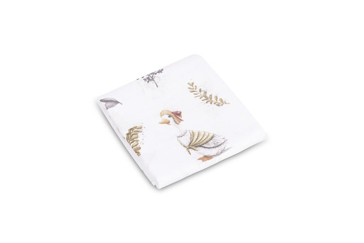 Муслинова Пелена За Повиване Гъски  120X120 Eg-0154 Sensillo