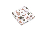 Pătură de muselină cu animale de pădure 120x120 Eg-0155 Sensillo