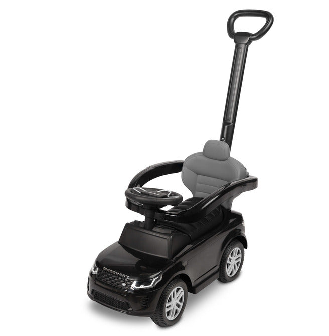 Land Rover Ride-On Stroller with Parental Control Black Caretero Toyz