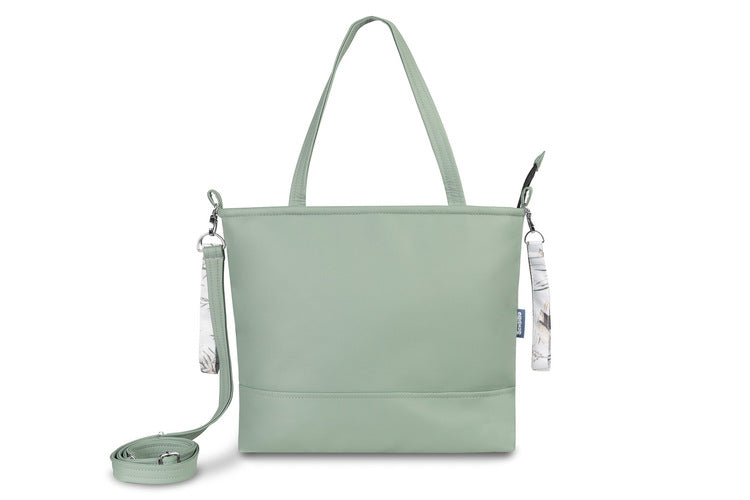 Чанта От Изкуствена Кожа Маслинени Жерави Sensillo