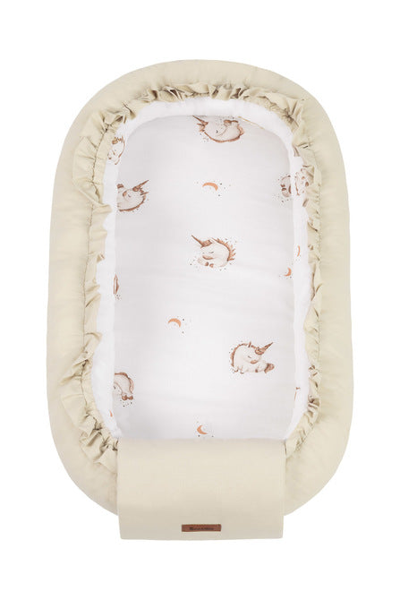 Бебешко гнездо Cotton Unicorn Beige 80X45 Sensillo
