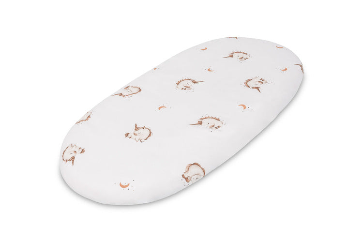 Чаршаф за количка Cotton Unicorn Beige 35X75 Sensillo