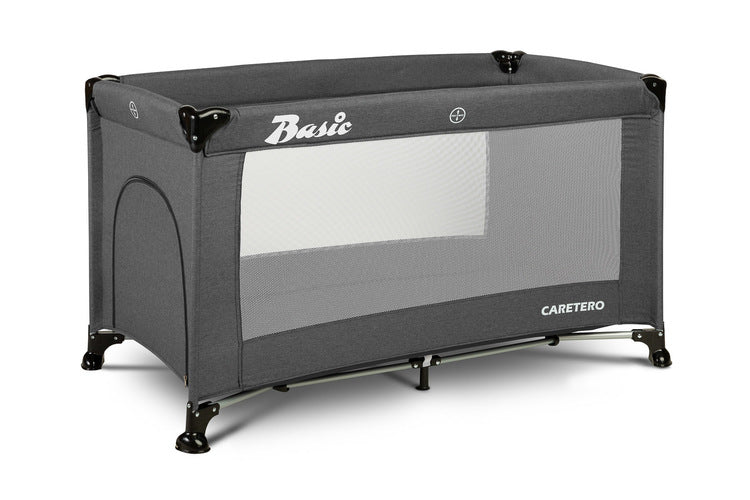 Сгъваема кошара за пътуване 1 ниво Basic Graphite Caretero