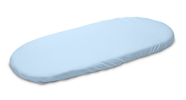 Cearșaf cărucior din bumbac jersey 75x35cm, albastru, Sensillo