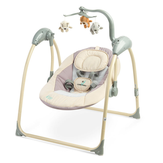 Електрическа люлка Loop до 12кг Beige Caretero
