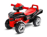 Mini Raptor Red Four-Wheel Ride-On Motorcycle Caretero Toyz