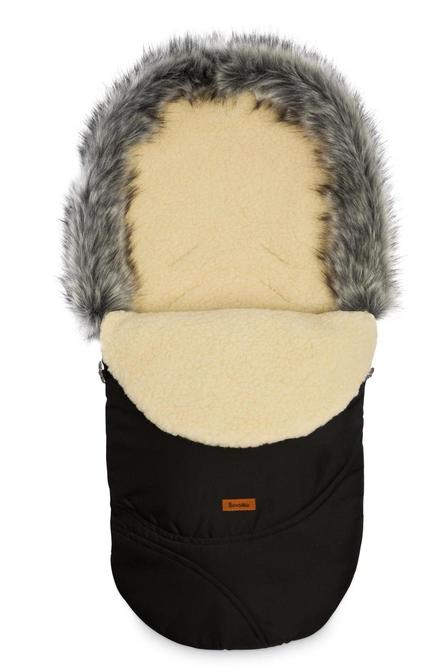 Sac de Lână de Iarnă Eskimo Negru