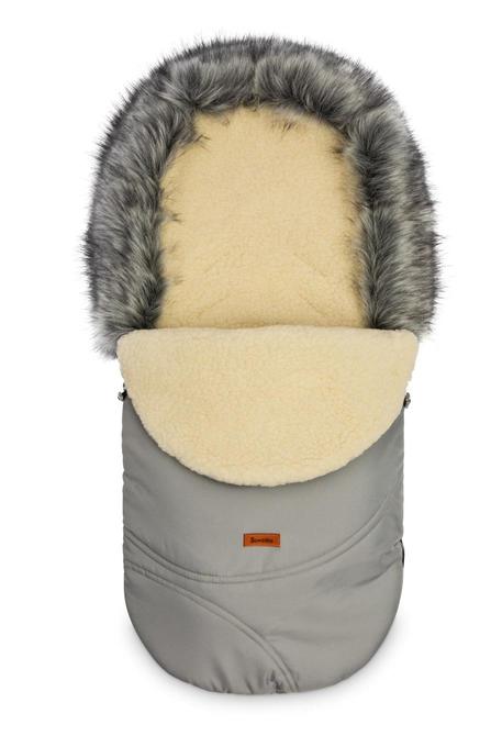 Sac de Lână de Iarnă Gri Eschimos