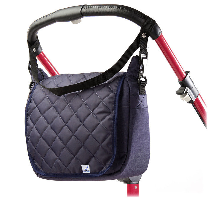 Geanta pentru carucior matlasata Navy Caretero