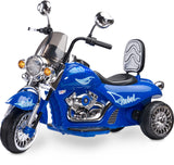 Battery-operated motorbike Blue Caretero Toyz