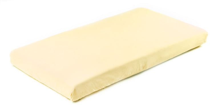 Памучен Чаршаф С Ластик Jersey Жълт 120X60 Sensillo
