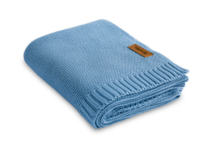 Patura Bambus Si Bumbac Albastru 100x80cm 